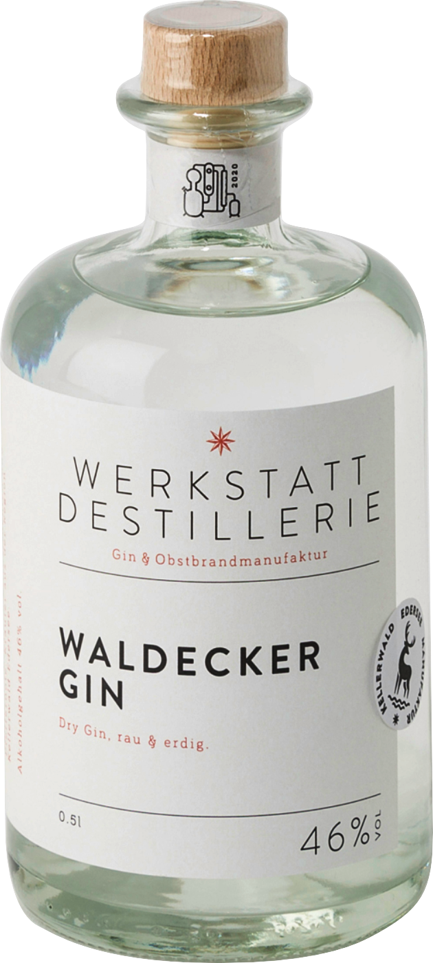 Werkstatt Destillerie, Waldecker Gin, Gin, Print, Branding, Produktdesign